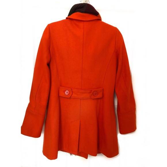 Orange Lux Peacoat - Picture 2 of 2